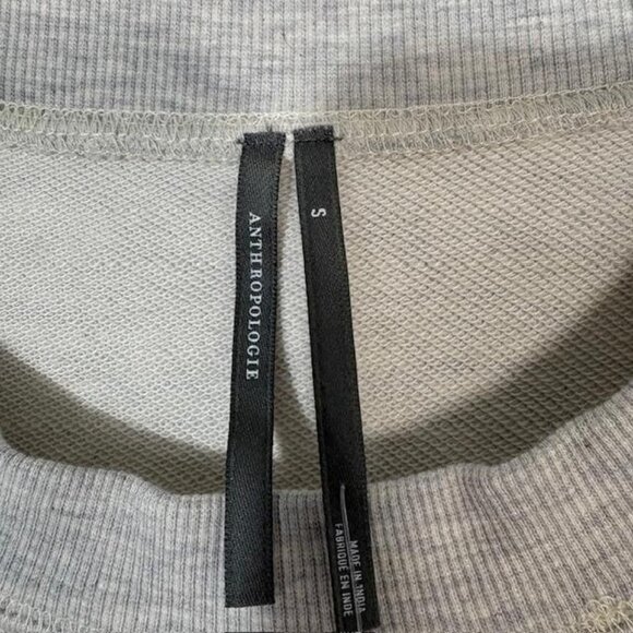 Anthropologie Sweatshirt Womens Small Gray Saddle Up Rope Graphic NWT - Picture 3 of 8